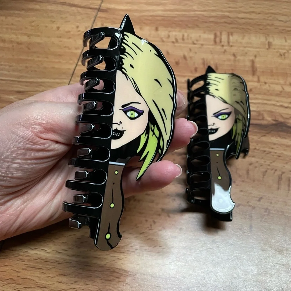 Chucky Bride of Chucky Halloween Hair Clip/ claw